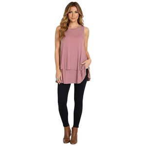 Agnes & Dora Womens Blouse Sz Small Boho Bohemian Romantic Tiered Tunic Feminine